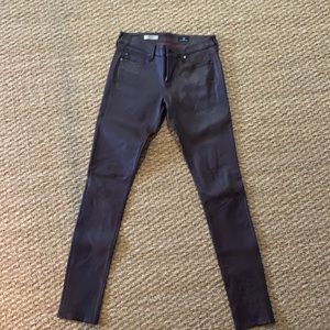 AG genuine leather pants